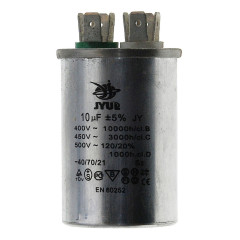 конденсатор JYUL CBB-65 10мкф - 450 VAC алюміній(40*60 mm)