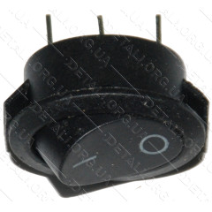 тумблер овал 2 положення 3 контакти 17*25 mm 6A