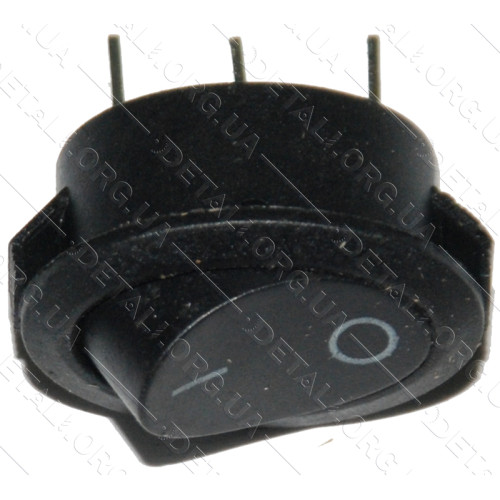 тумблер овал 2 положення 3 контакти 17*25 mm 6A