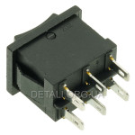 Тумблер 3 положення 6 контактів KCD2 15*21 mm 6A