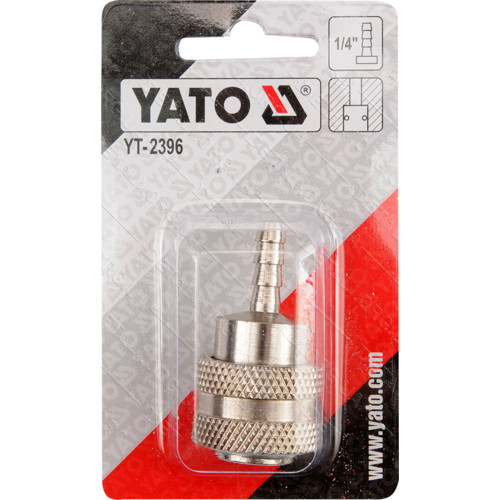Быстросъем наконечник YATO к шлангу d 1/4 50/250