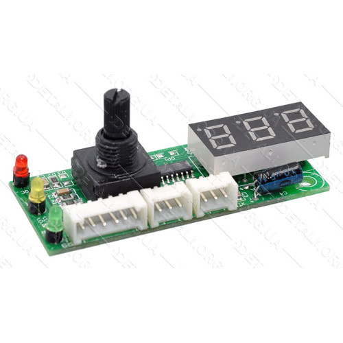 Дисплей SMB328401K-0 із платою PKB-04 зварювального інвертора Tekhmann TWI-355 Т