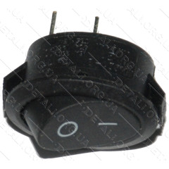 Тумблер овал 2 положения 2 контакта 17*25 mm 6A