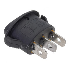 Тумблер овал 3 положения 3 контакта 17*25 mm 6A 2