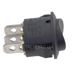 Тумблер овал 3 положення 3 контакти 17*25 mm 6A