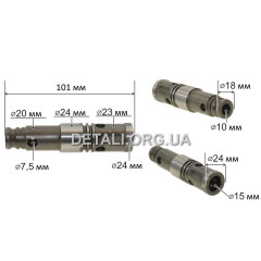Ствол бочкового перфоратора SDS+ D24 L101