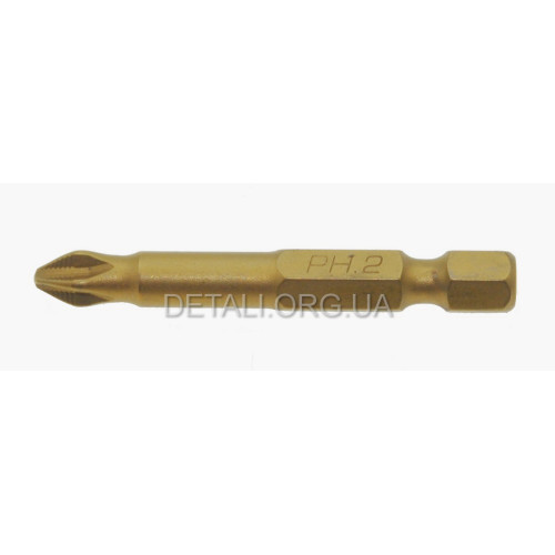 Бита Bonanza PH2 50mm (1шт) с напылением