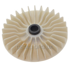 Крыльчатка якоря газонокосилки Forte Fem-1400 (dвн 10мм D86 H16)