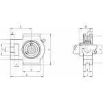Подшипник BBC-R UCT203 (d17) корпусный