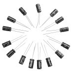 Набор конденсаторов 0.1UF-1000UF 24 вида 10-50V (500 шт)