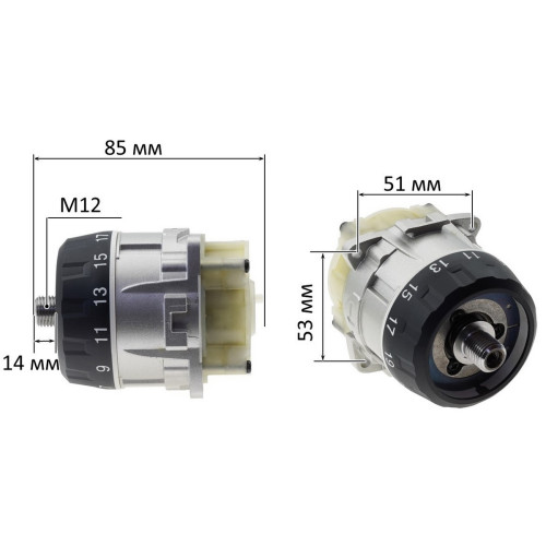 Редуктор у зборі шуруповерта Makita DHP486Z оригінал 122B68-9