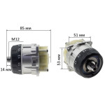 Редуктор в сборе шуруповерта Makita DHP486Z оригинал 122B68-9