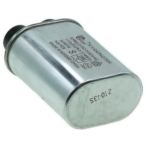 Конденсатор BiCai CH85-21100 для мікрохвильової печі 1.0 мкФ 2100V (клеми 3+3)