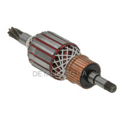 Якорь отбойного молотка Dnipro-M SH-220AV (212,5*53 7-з право) 2