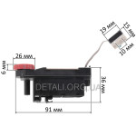 Регулятор обертів болгарки Bosch GWS 17-125 S оригінал 16072335HM.