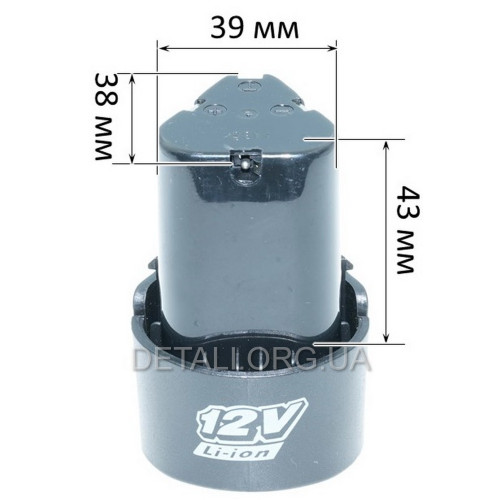 Аккумулятор шуруповерт Элпром 12V Li-Ion, 2Ач