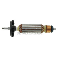 Якорь шлифмашины Bosch GWS 7-100 оригинал 1604010BK7 (170*28 резьба 6мм) 2