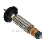 Якорь шлифмашины Bosch GWS 7-100 оригинал 1604010BK7 (170*28 резьба 6мм)