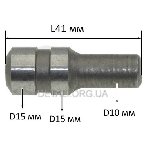 Бойок перфоратора Dnipro-M BH-110 (L41/D10*15*15 мм)