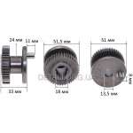 Шерстерня перфоратора Bosch GBH 5-40 DCE оригинал 1600A014S9