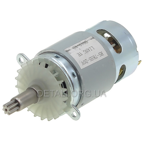 Двигун акумуляторного лобзика Tekhmann TJS-80/i20 RS-785S 20V (D46/H123/dвала 10мм 7з)