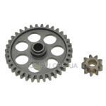 Шестерни электропилы Grunhelm GES28-45P (d1 10*72/h33мм/d2 8*23/h10 мм)