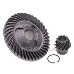 Шестерні (пара) болгарк Bosch GWS 10-125 C/GWS 9-125 (d11,5*51 h17, d8*17,5 h17) оригінал 1607000D4Y