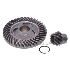 Шестерни (пара) болгарк Bosch GWS 10-125 C/GWS 9-125 (d11,5*51 h17, d8*17,5 h17) оригинал 1607000D4Y 2