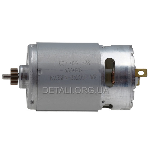 Двигатель постоянного тока шуруповерта Bosch GSR/GSB 120-Li 12V оригинал 1607000D7K