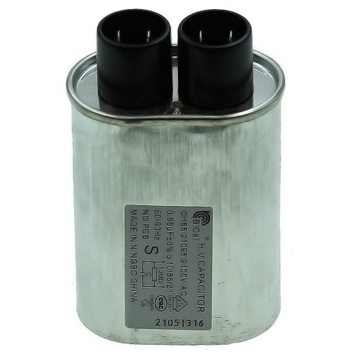 Конденсатор BiCai CH85-21095 для микроволновой печи 0.95 мкФ 2100V (клеммы 2+2)