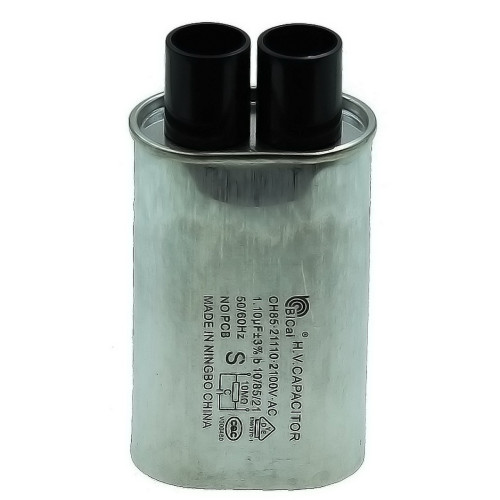 Конденсатор BiCai CH85-21110 для микроволновой печи 1.10 мкФ 2100V (клеммы 3+3)