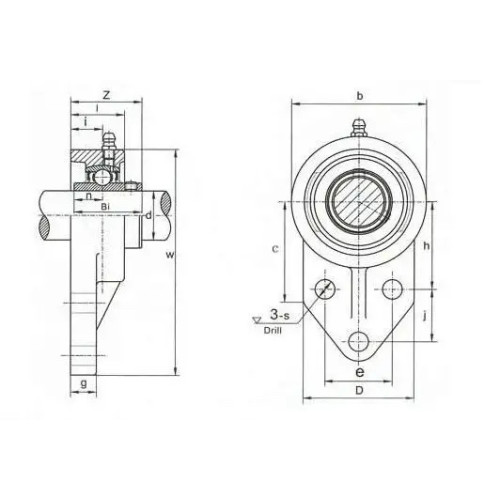 Подшипник BBC-R UCFB204 (d20) корпусный