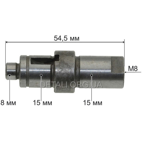 Вал дисковой пилы Dnipro-M ДПЕ-1800 (d8*15/L54.5)