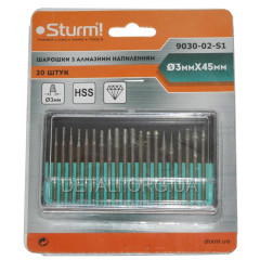 Набір шарошок по металу (20 шт) Sturm 9030-02-S1 2