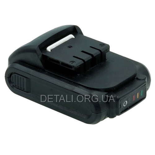 Акумулятор Li-ion шуруповерта 18V 2A чорний