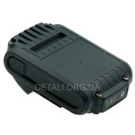Акумулятор Li-ion шуруповерта 18V 2A чорний