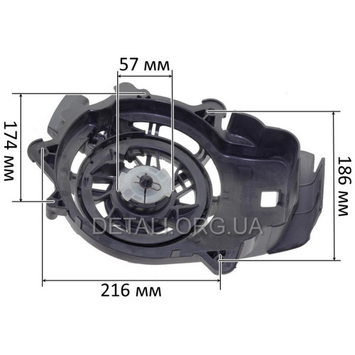 Стартер двигуна Briggs&Stratton серія 675 EXI для газонокосарок ST RM 545 (594062)