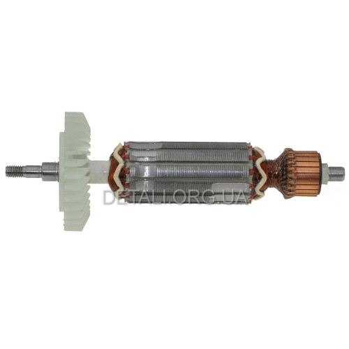 Якорь болгарки Makita GA4030, GA5030 (160*29,5 резьба 6мм) PRO аналог 517649-4