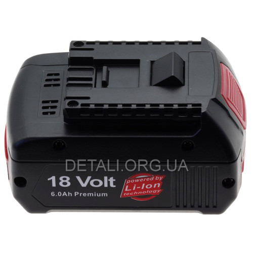 Аккумулятор шуруповерта Bosch Li-Ion 18V 6.0 Ah аналог 1600A004ZN