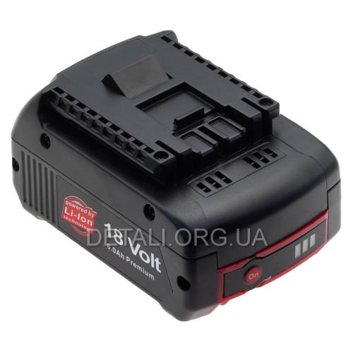 Акумулятор шуруповерта Bosch Li-Ion 18V 6.0 Ah аналог 1600A004ZN