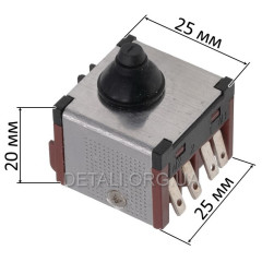 Кнопка болгарки Дніпро-М МШК-1000, CROWN CT13497-125R