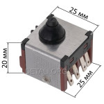 Кнопка болгарки Дніпро-М МШК-1000, CROWN CT13497-125R