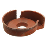 Кришка крильчатки мотопомпи равлик d1 46*54mm/ d2 160*177mm