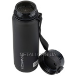 Спортивна пляшка UZSPACE для води 800мл Classic Black