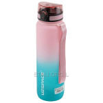 Спортивна пляшка UZSPACE для води 1000мл Pink Cyan
