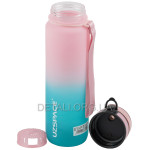Спортивная бутылка UZSPACE для воды 1000мл Pink Cyan