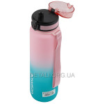 Спортивная бутылка UZSPACE для воды 1000мл Pink Cyan