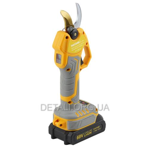 Аккумуляторный садовый секатор Hayami HA-1027 68V 2 аккумулятора