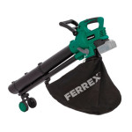 Аккумуляторный пылесос / воздуходувка для листьев FERREX 40 В XYZ596