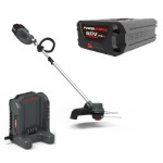 Безщітковий тример акумуляторний PowerWorks 60V (GreenWorks 60 V ) з АКБ 2.5 Ah і ЗП PD60LTK25